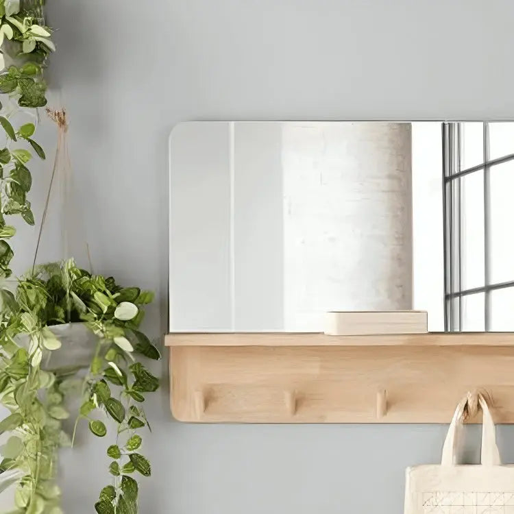 مرايا مزودة بعلاقات خشب كونتر - ROD26 - Homix