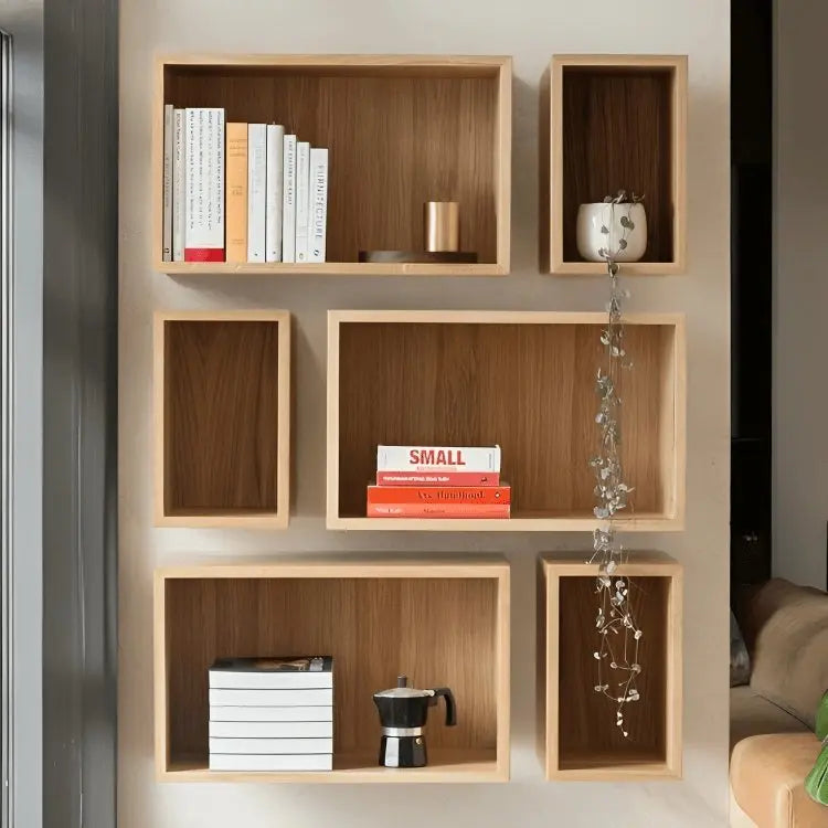 أرفف خشبية مربعة خشب كونتر - ROD326 - Homix