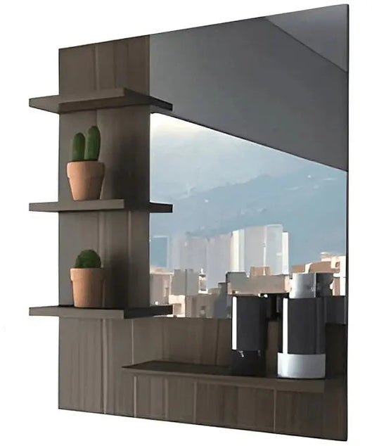 مرايا بأربع أرفف خشب كونتر - ROD34 - Homix