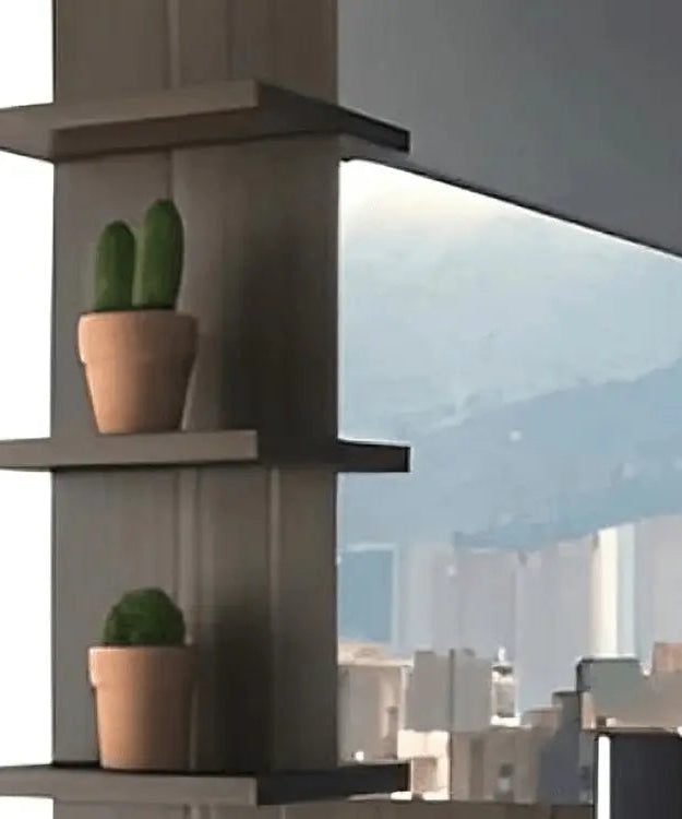 مرايا بأربع أرفف خشب كونتر - ROD34 - Homix