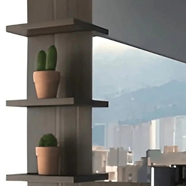 مرايا بأربع أرفف خشب كونتر - ROD34 - Homix