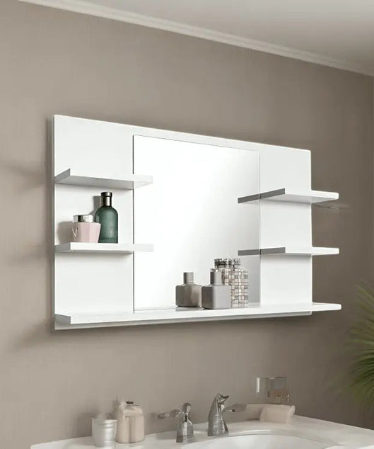 مرايا بأرفف خشب كونتر - ROD47 - Homix