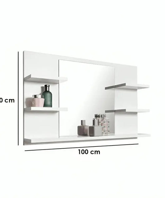 مرايا بأرفف خشب كونتر - ROD47 - Homix