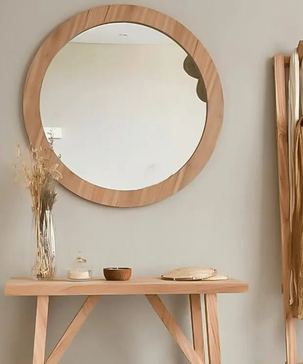 مرايا مع كونسول مع علاقة ملابس خشب موسكي - ROD61 - Homix