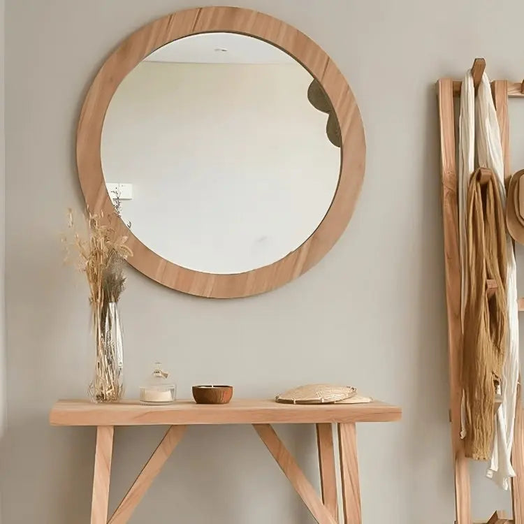 مرايا مع كونسول مع علاقة ملابس خشب موسكي - ROD61 - Homix