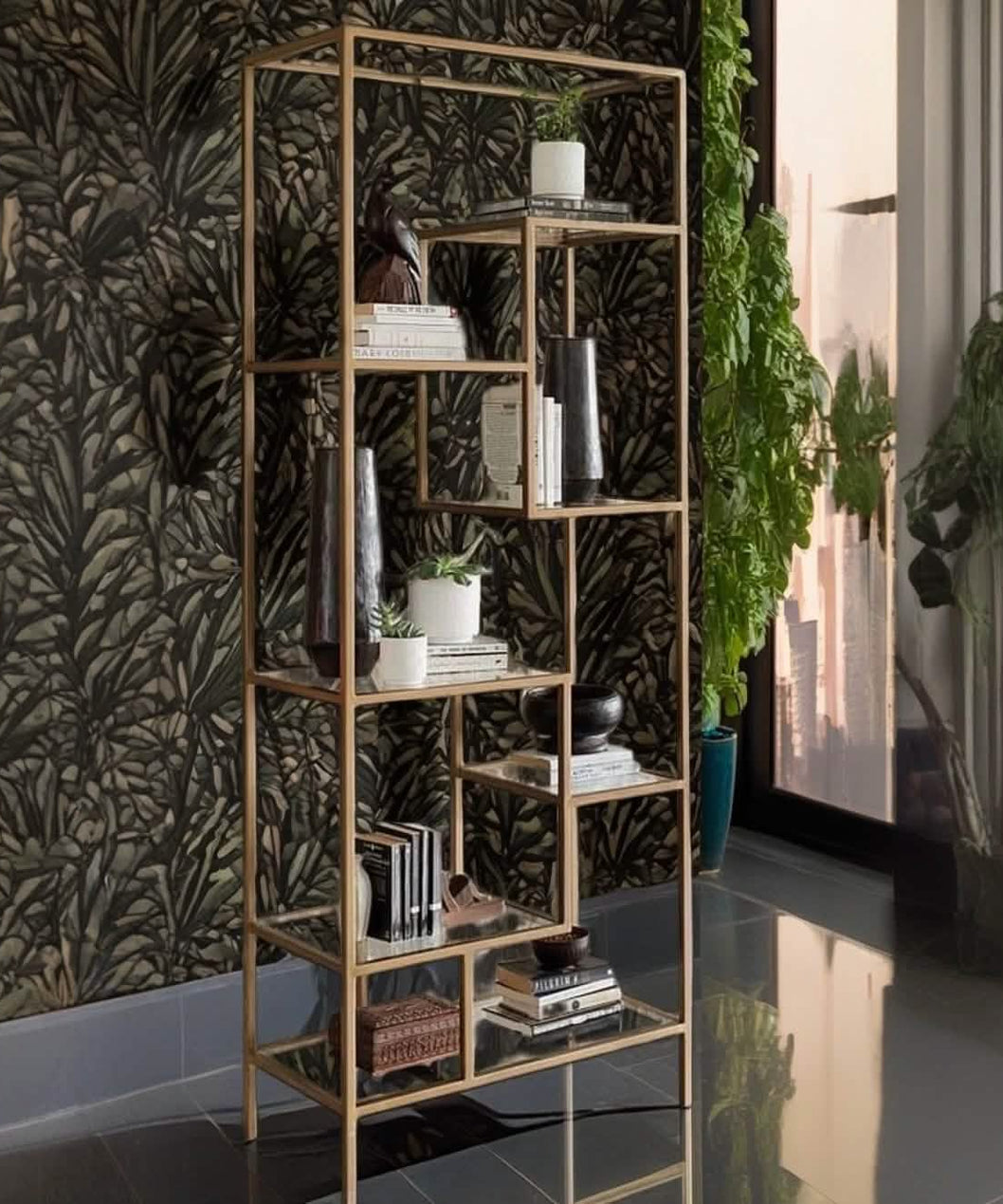 NArt142- وحدة أرفف معدن