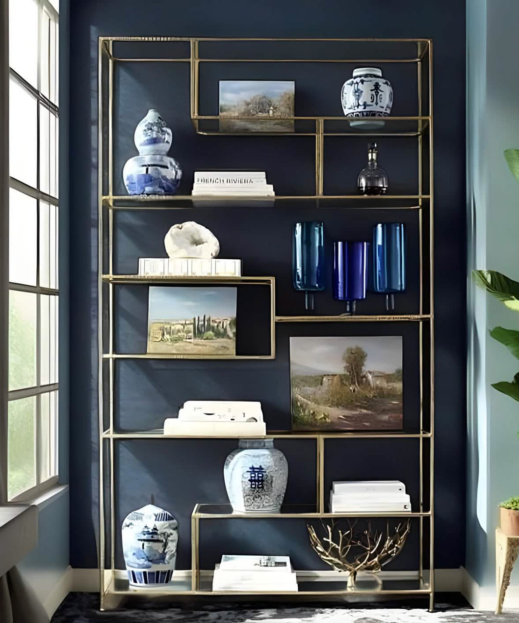 NArt143- وحدة أرفف معدن