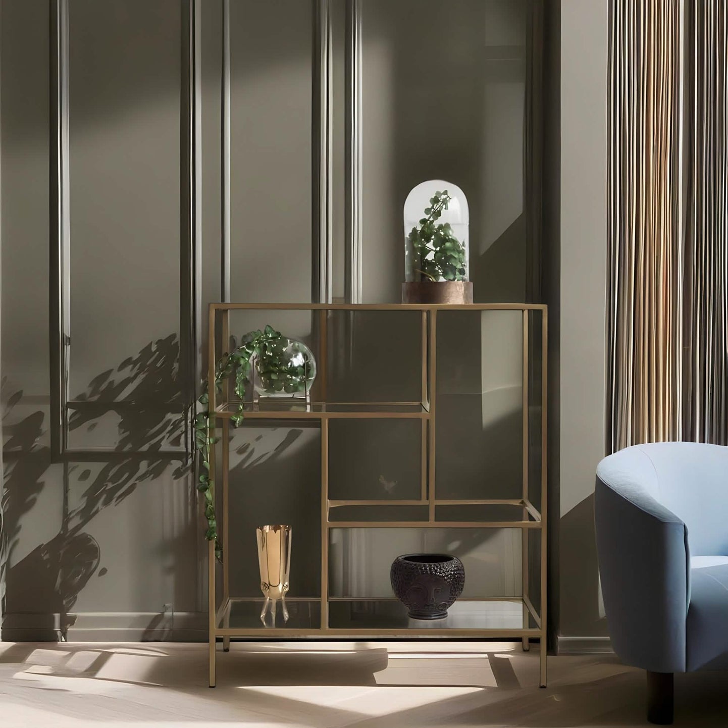 NArt144 - Metal Shelving Unit