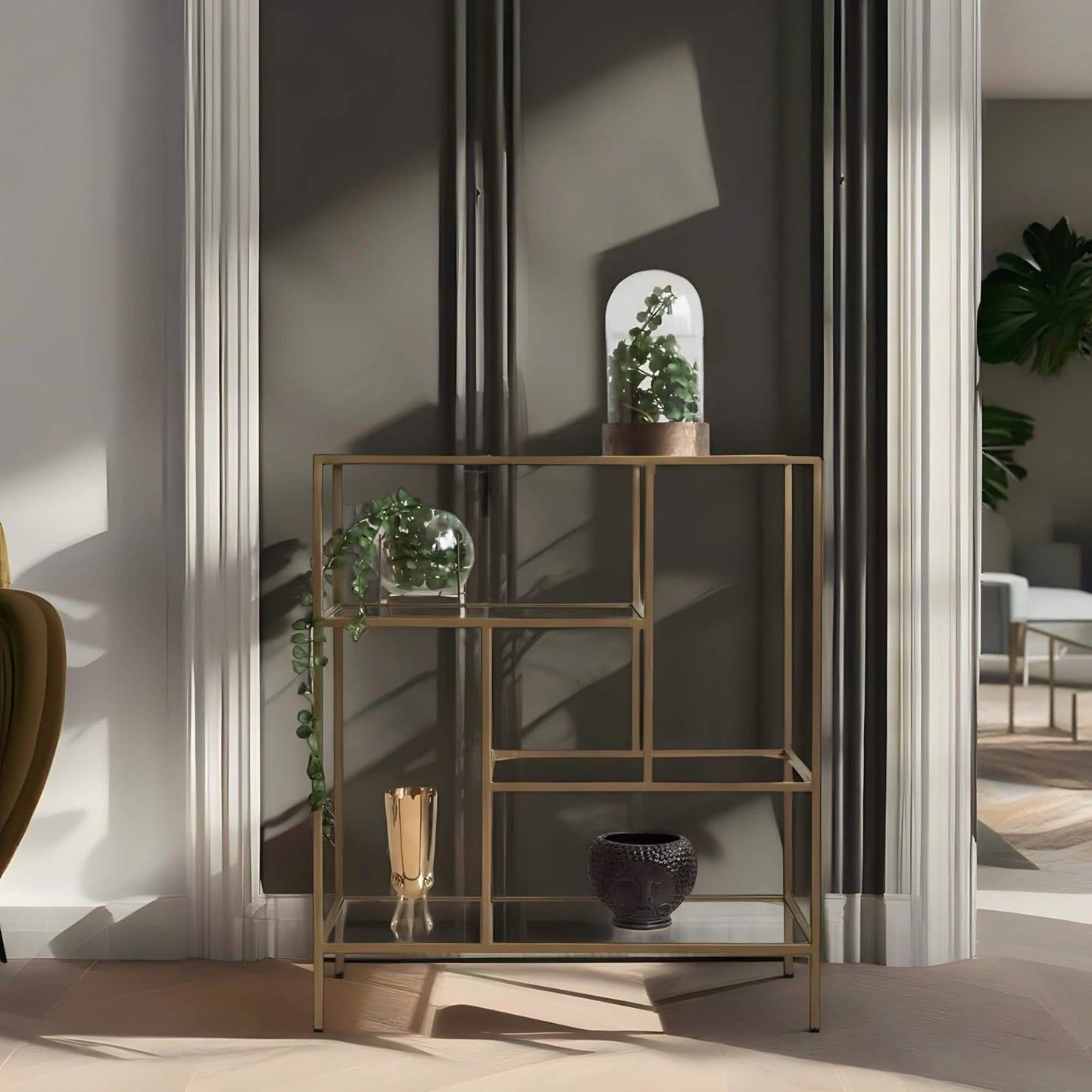 NArt144 - Metal Shelving Unit