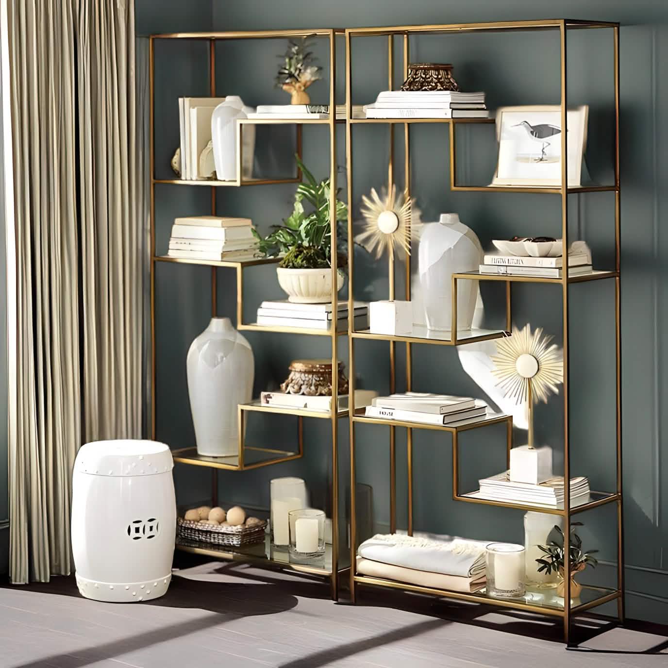 NArt147- وحدة أرفف معدن