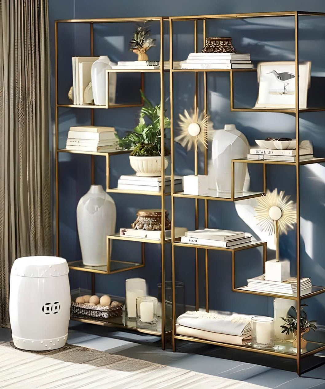 NArt147- وحدة أرفف معدن