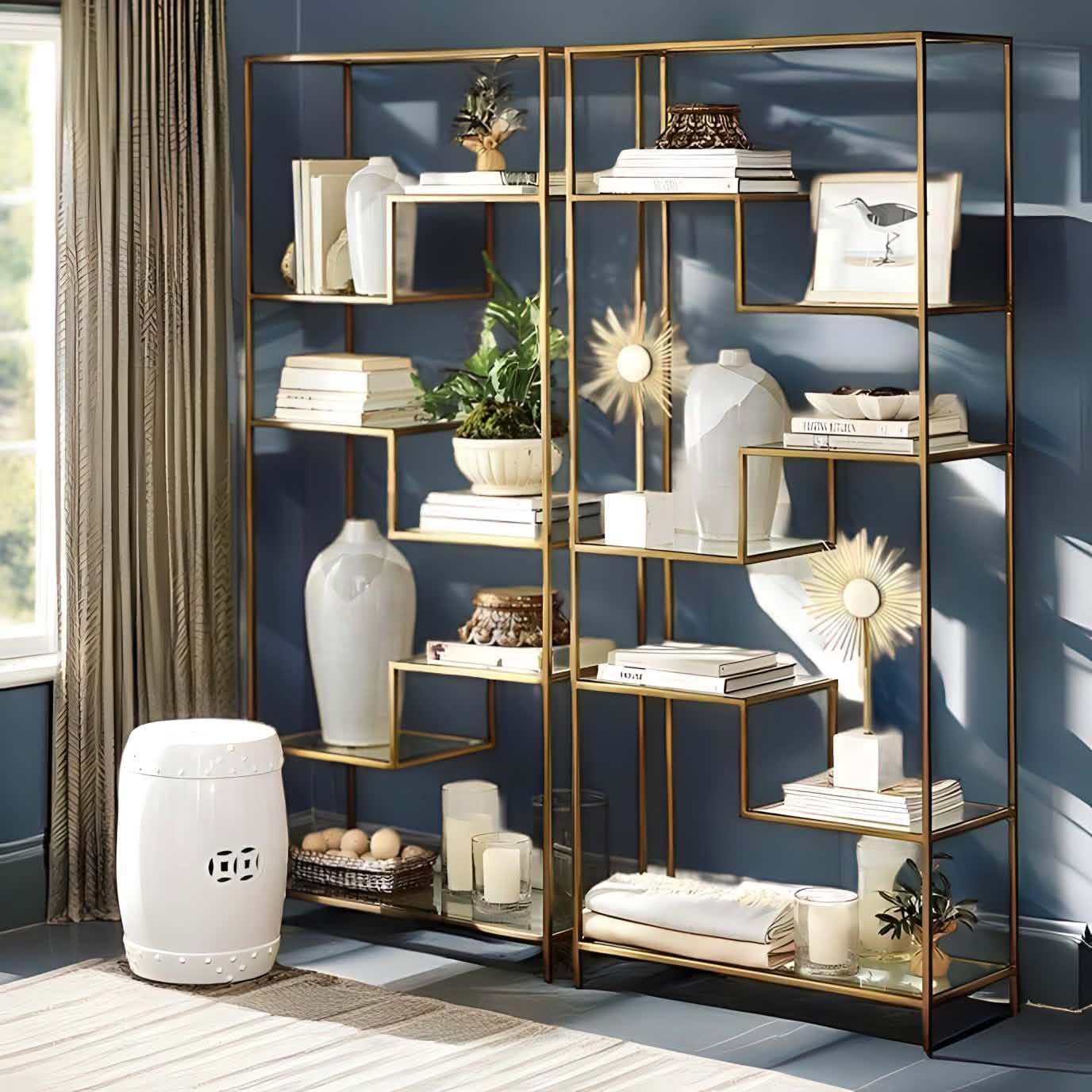 NArt147- وحدة أرفف معدن