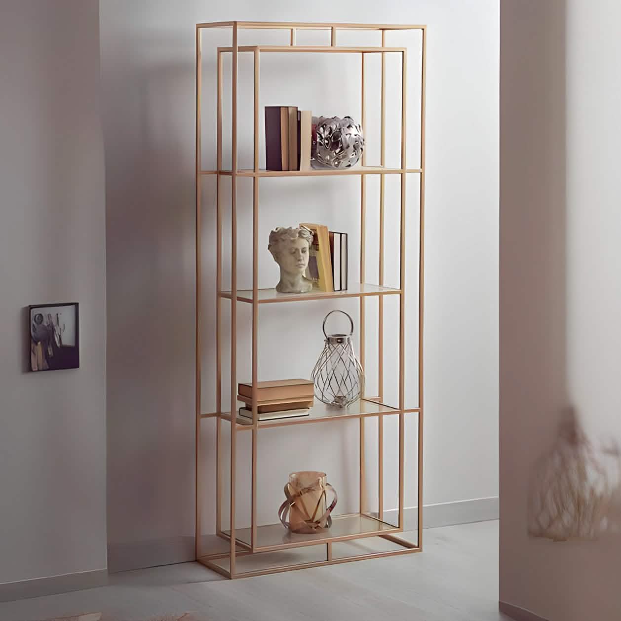 NArt148- وحدة أرفف معدن