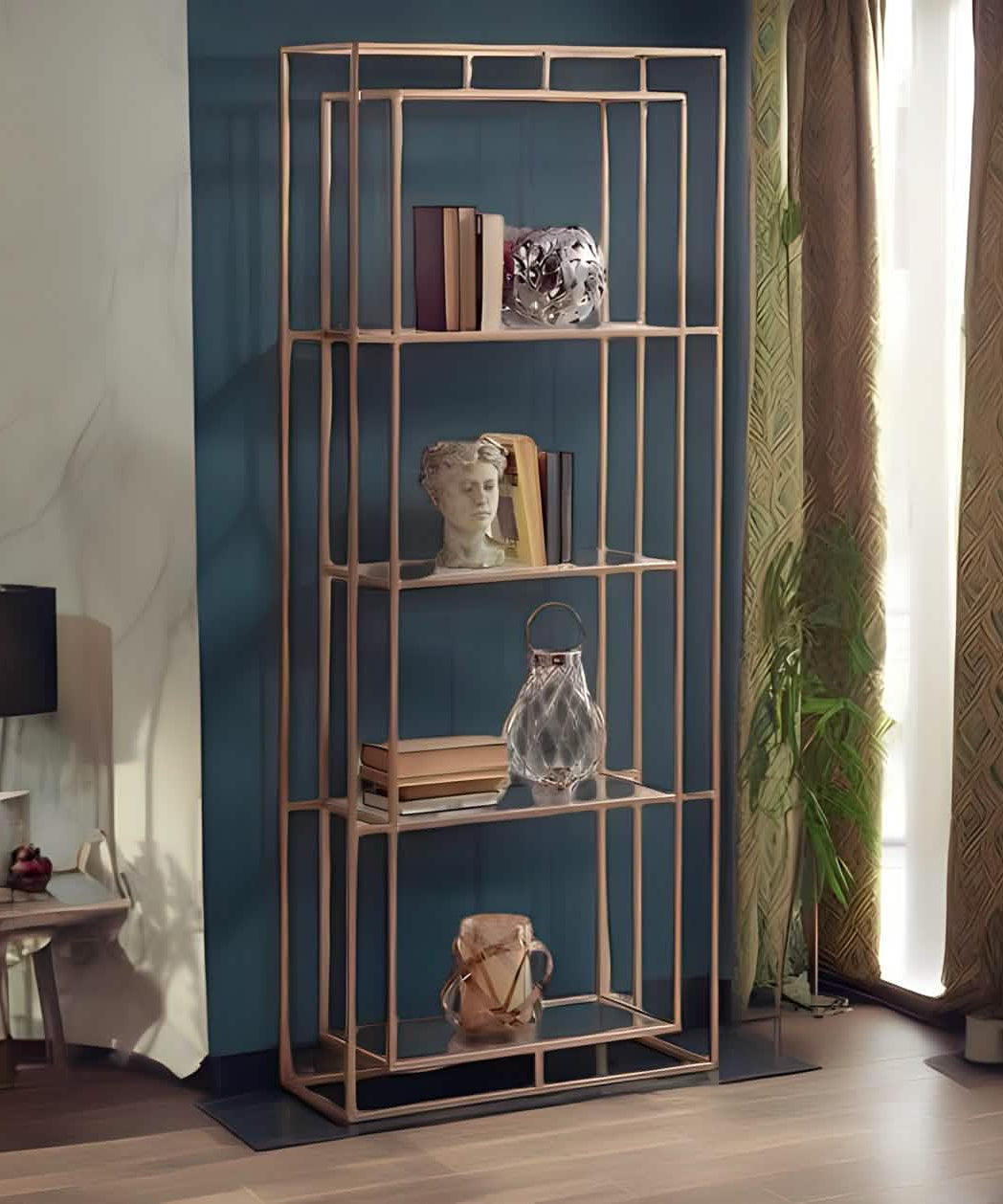 NArt148- وحدة أرفف معدن