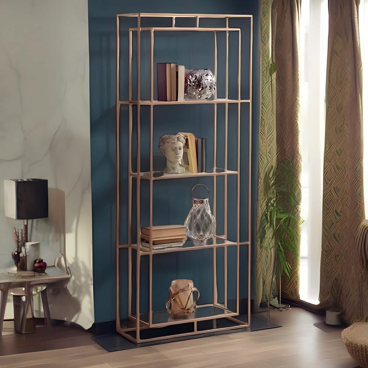 NArt148- وحدة أرفف معدن