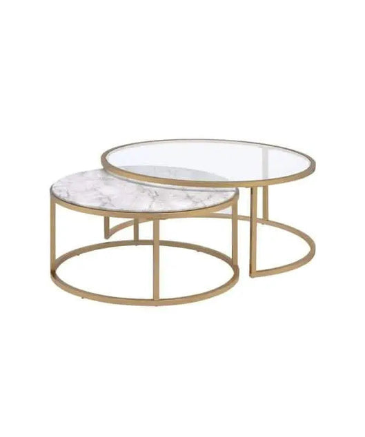 NArt86- ترابيزة قهوة متداخلة معدن