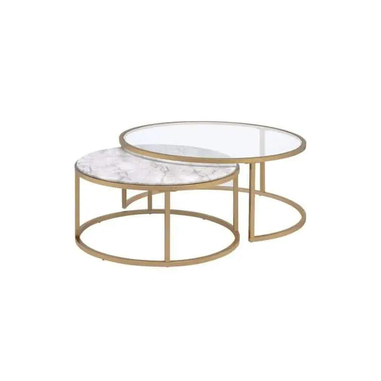 NArt86- ترابيزة قهوة متداخلة معدن