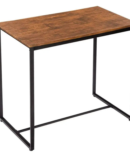 NArt73 - طقم سفرة معدن بسطح خشب