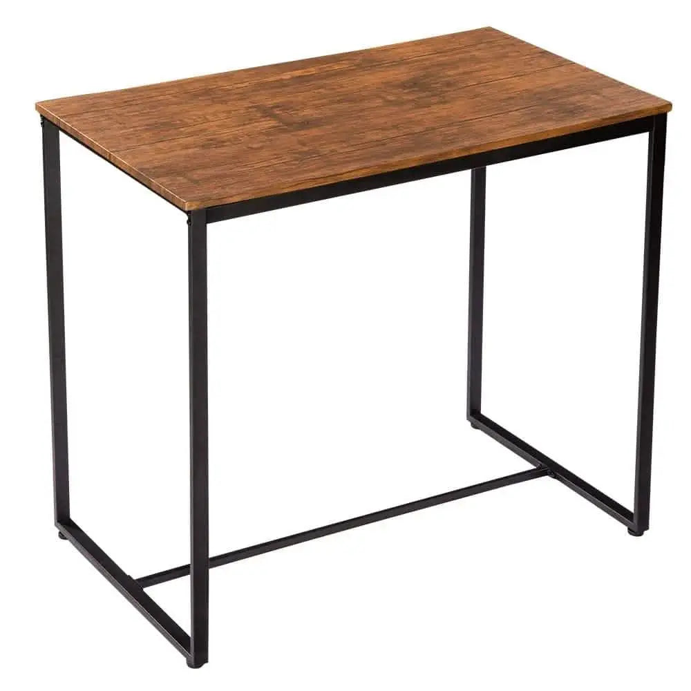 NArt73 - طقم سفرة معدن بسطح خشب