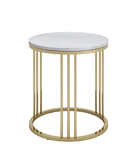 NArt11- Coffee table with metal side table