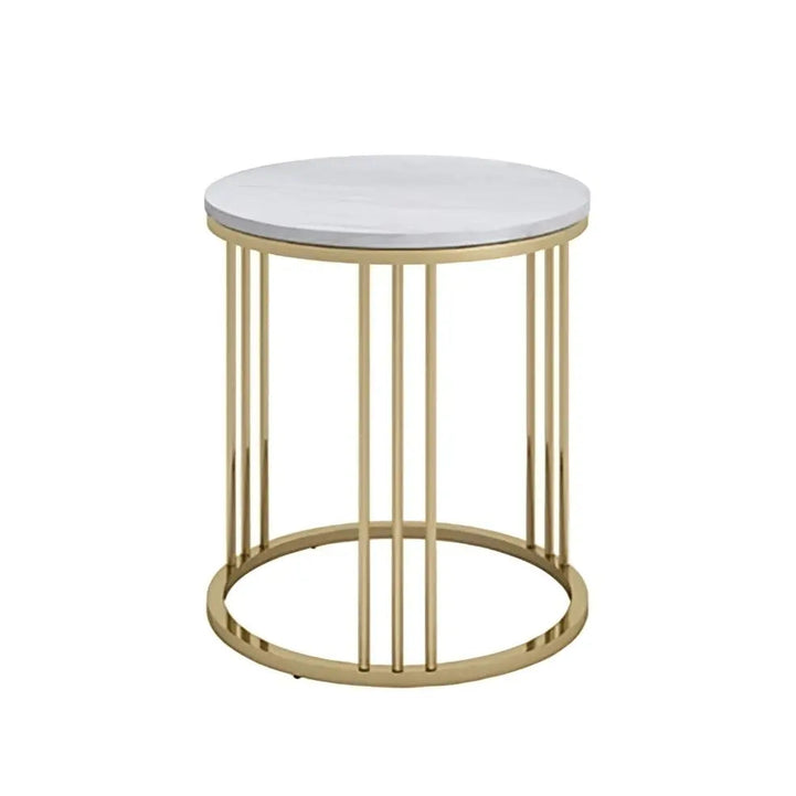 NArt11- Coffee table with metal side table