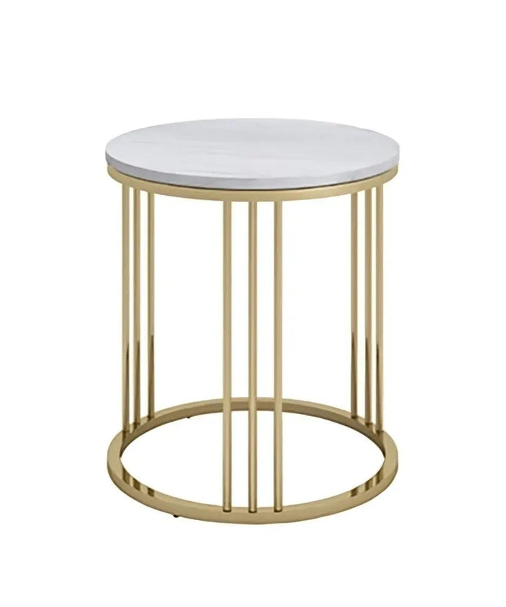 NArt11- Coffee table with metal side table