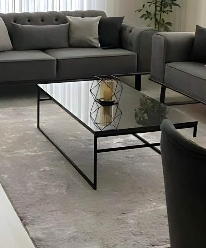NArt199 - ترابيزة قهوة زجاج