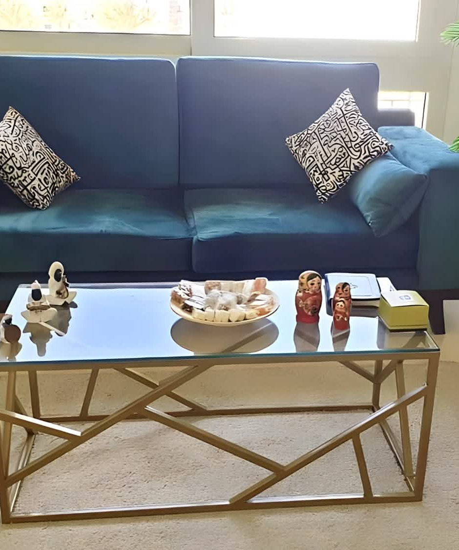 NArt206 - ترابيزة قهوة زجاج