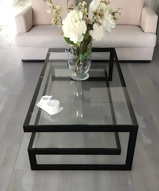 NArt209 - ترابيزة قهوة بسطح زجاج