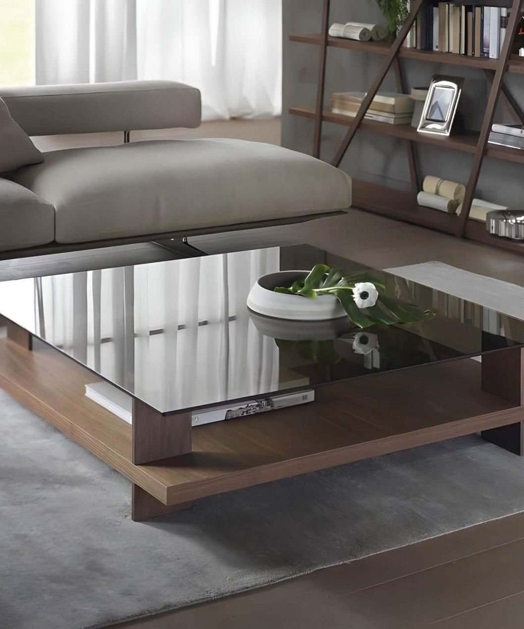 ترابيزة قهوة زجاج