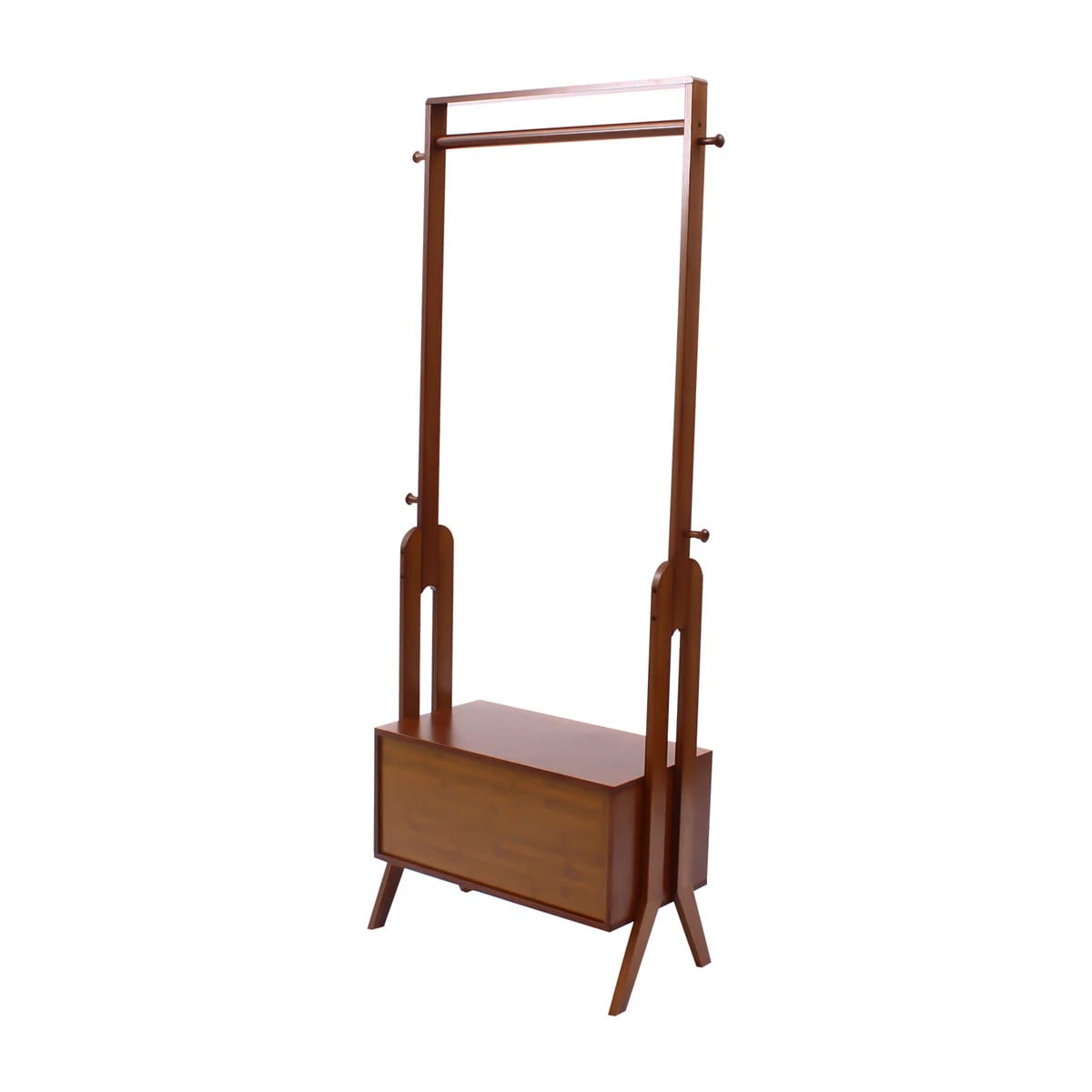 استاند ملابس خشب طبيعي