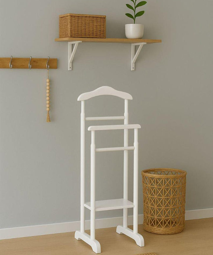 استاند ملابس خشب طبيعي