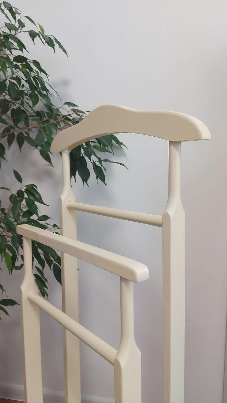 استاند ملابس خشب طبيعي