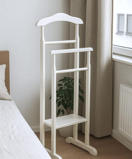 استاند ملابس خشب طبيعي