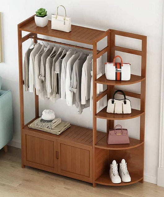 استاند ملابس خشب طبيعي