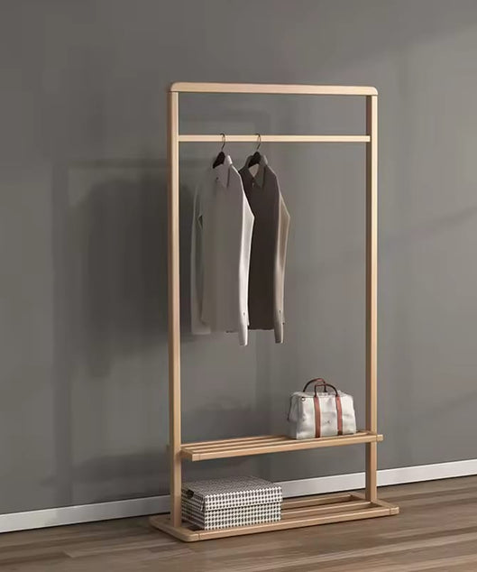 استاند ملابس خشب طبيعي