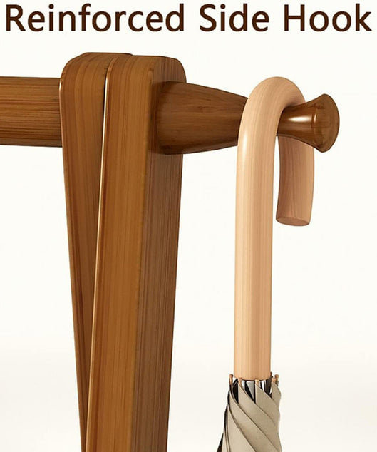 استاند ملابس خشب طبيعي