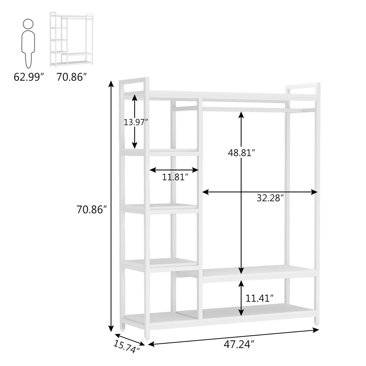 استاند ملابس خشب طبيعي
