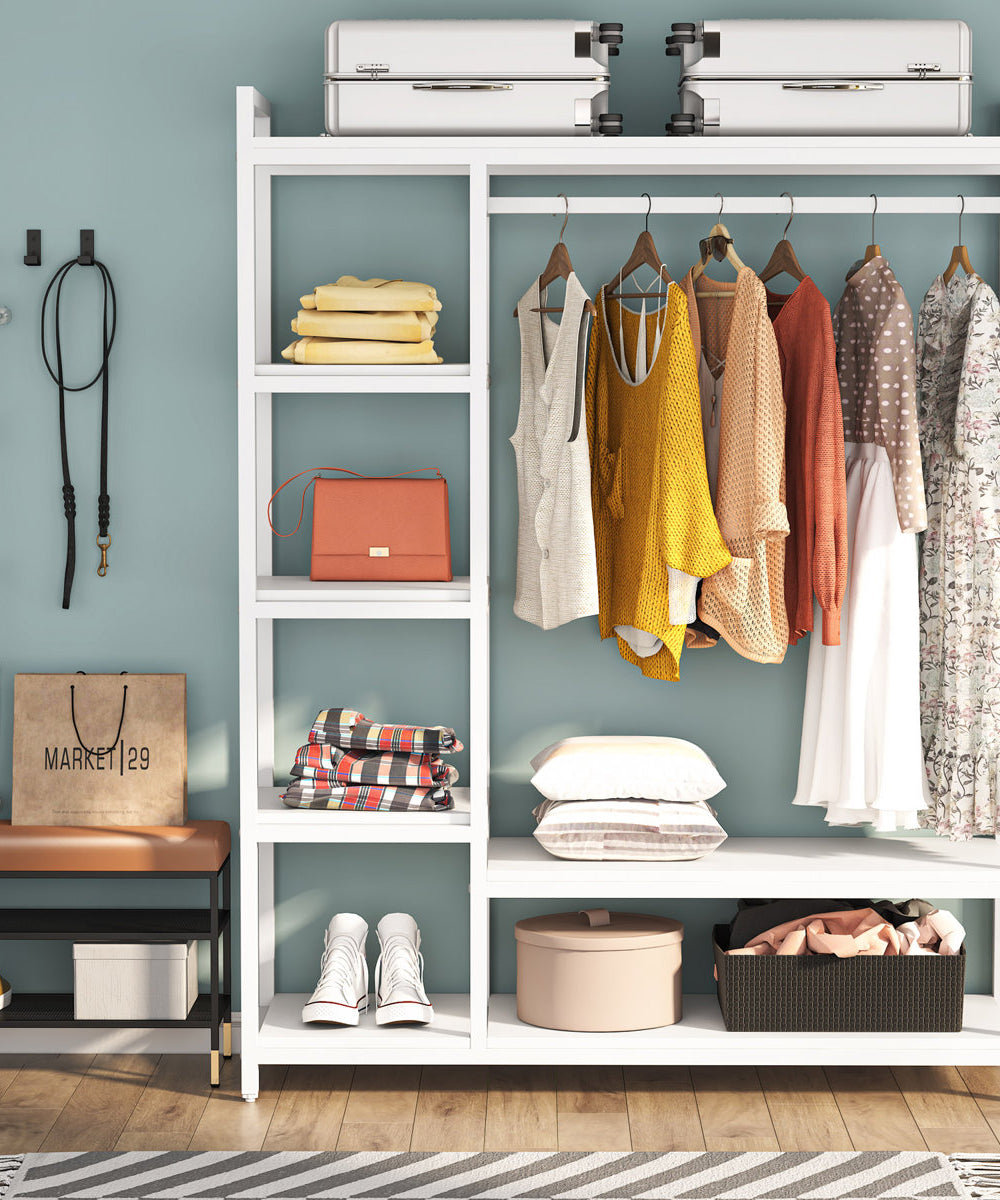 استاند ملابس خشب طبيعي