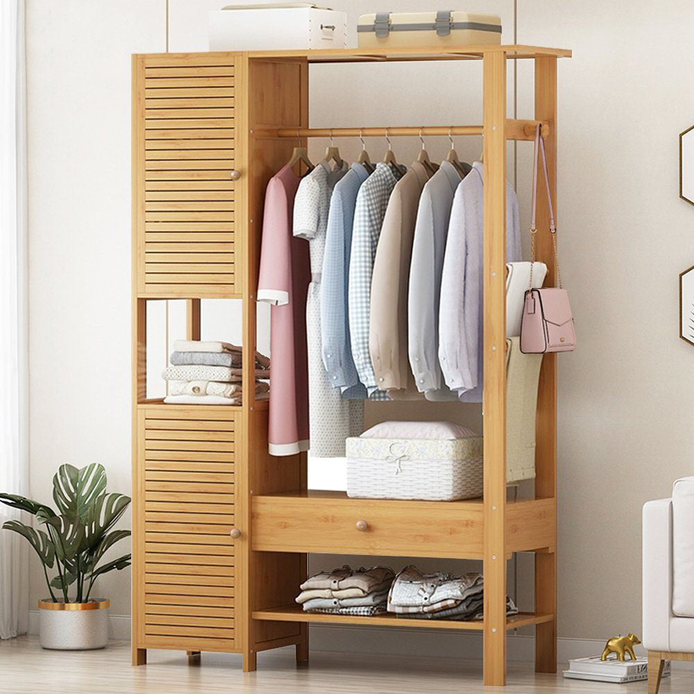 استاند ملابس خشب طبيعي