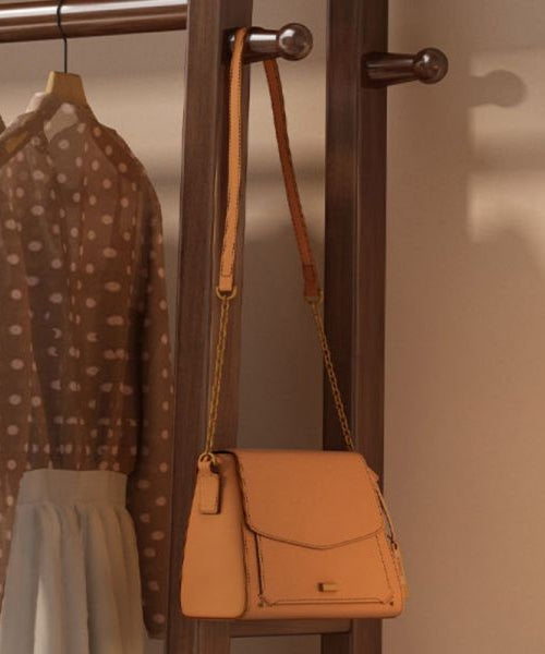 استاند ملابس خشب طبيعي