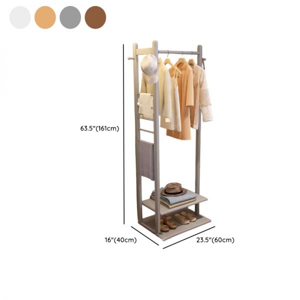 استاند ملابس خشب طبيعي