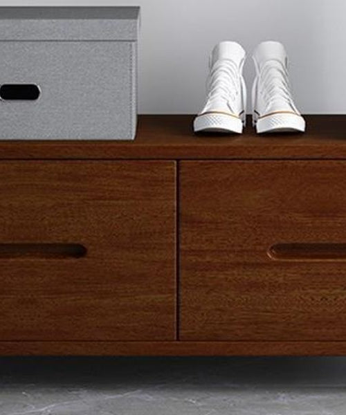 استاند ملابس خشب طبيعي