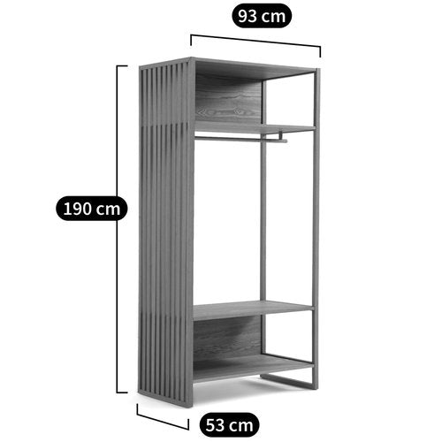 استاند ملابس خشب طبيعي