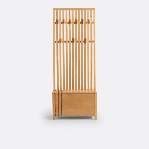 استاند ملابس خشب طبيعي