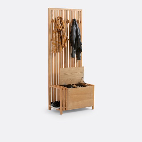 استاند ملابس خشب طبيعي