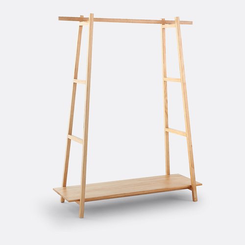 استاند ملابس خشب طبيعي