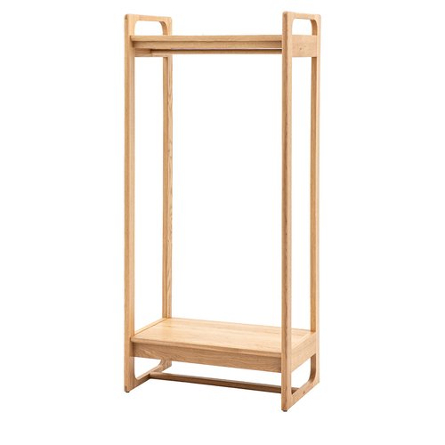 استاند ملابس خشب طبيعي