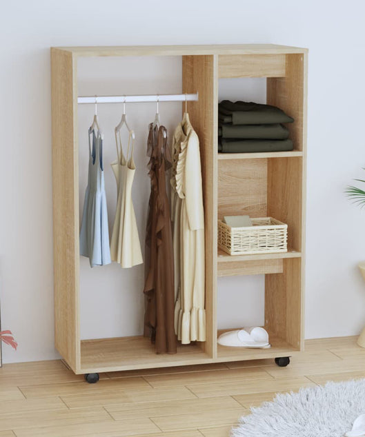 استاند ملابس خشب طبيعي