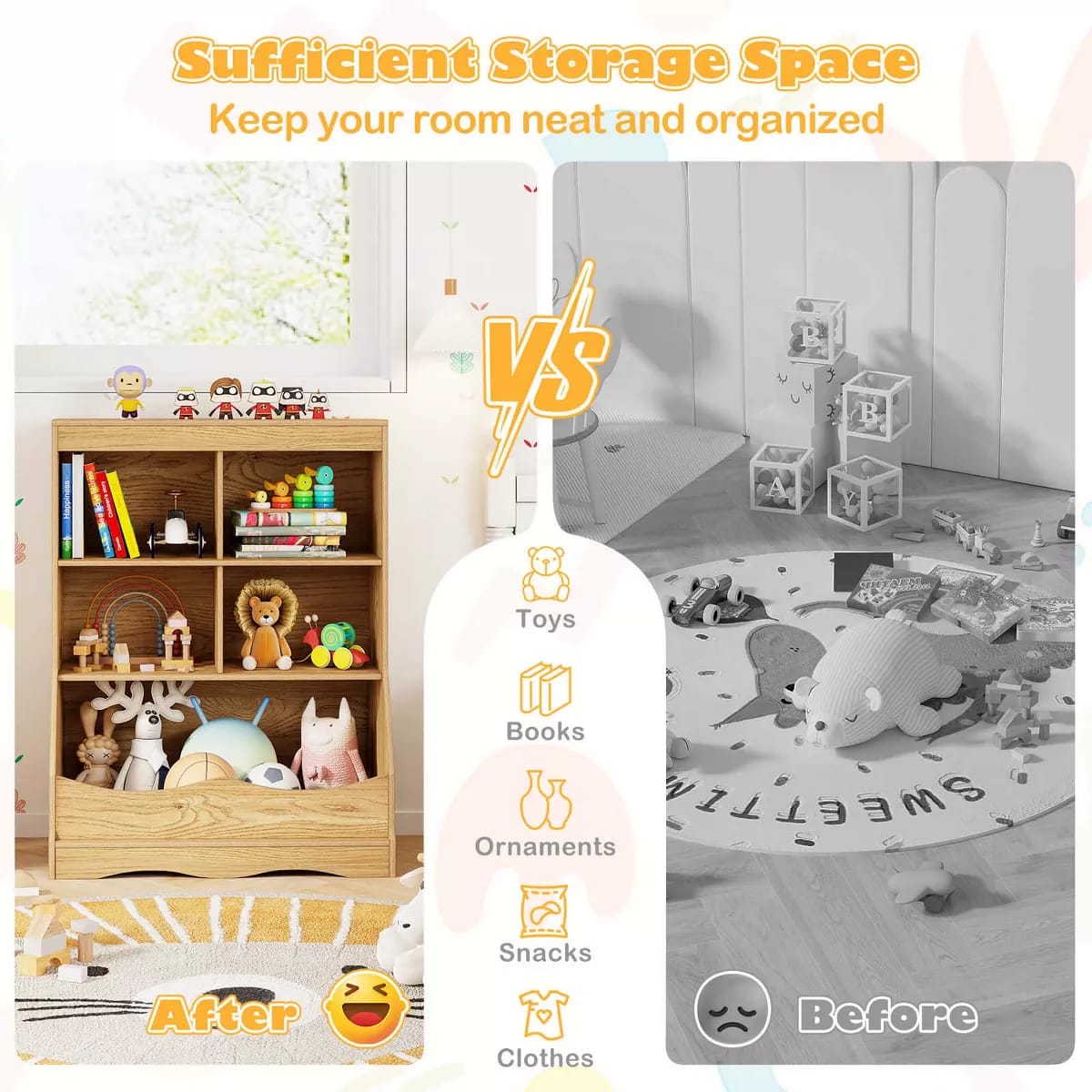 وحدة تنظيم لغرفة الاطفال